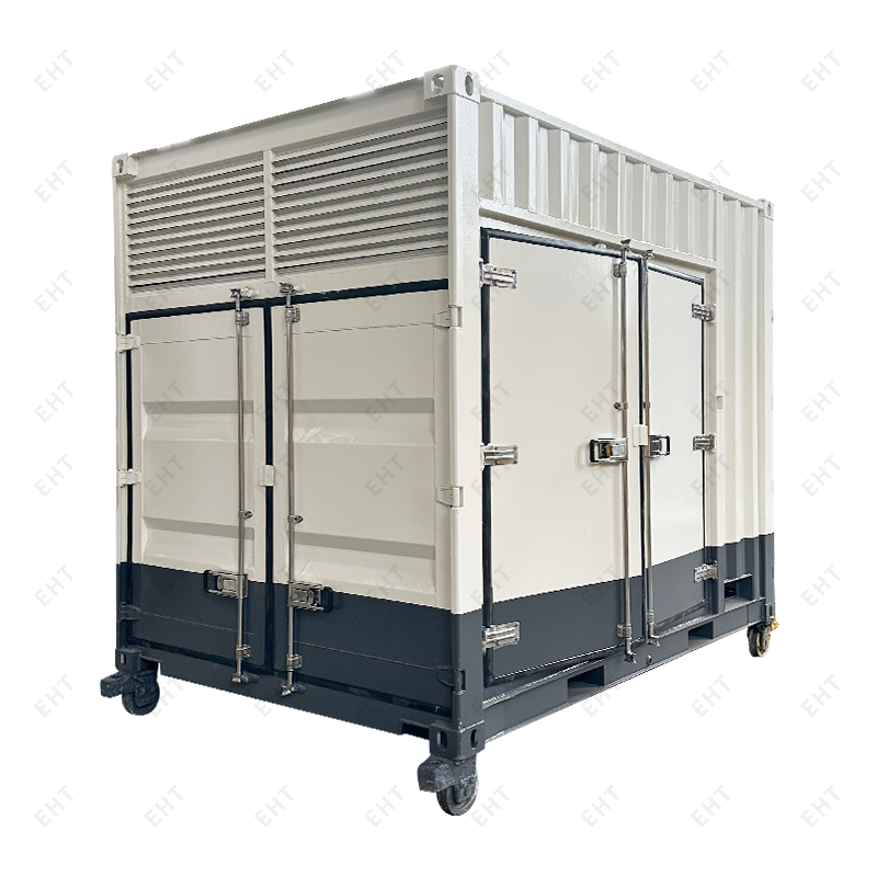 Custodia personalizzata per compressore d'aria da 12 piedi con sistema di raccolta olio-acqua